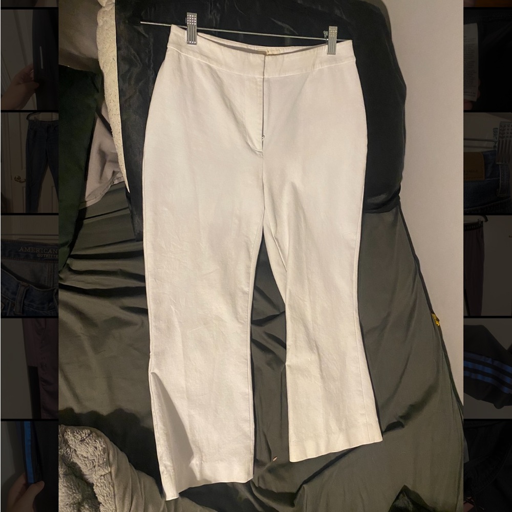 Kate Spade wide leg white pants
